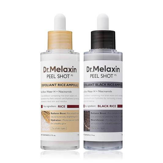Dr.Melaxin Peel Shot Ampoule Duo (white+black）